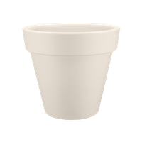 pure round 120cm linen white